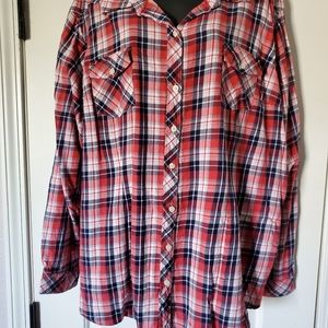 🏳️‍🌈Torrid plaid button down🏳️‍🌈